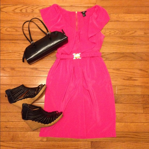 Stylish Hot pink dress from H&M - Picture 1 of 2